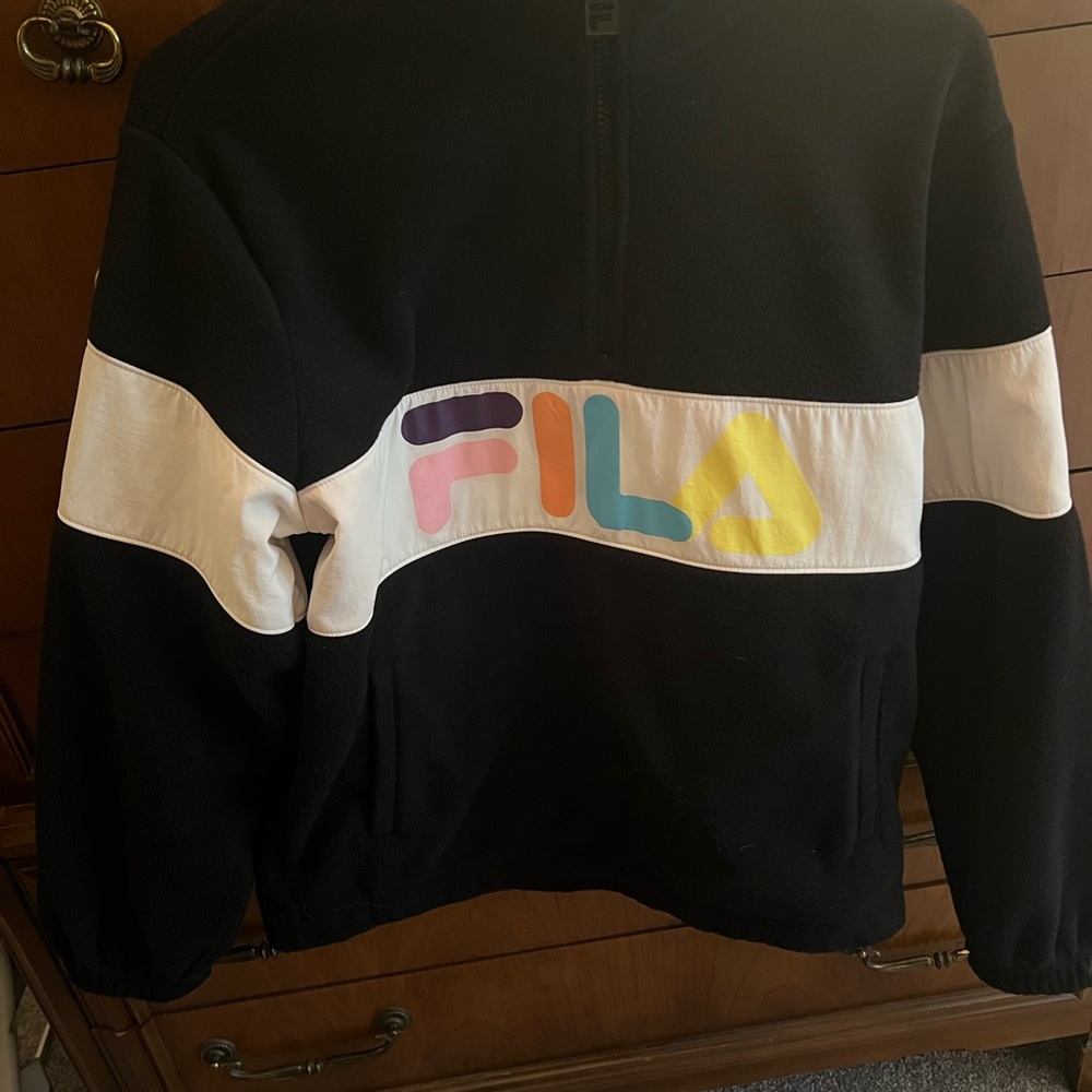 Fila Black and Gray Jacket